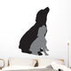 Vector Silhouette Dog 7 Wall Decal