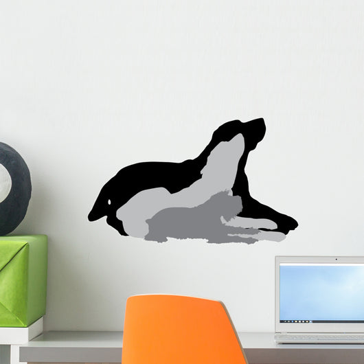 Vector Silhouette Dog 6 Wall Decal