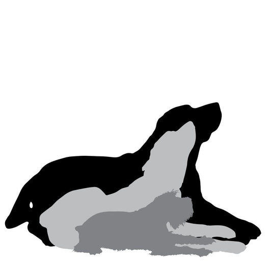 Vector Silhouette Dog 6 Wall Decal