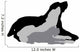 Vector Silhouette Dog 6 Wall Decal