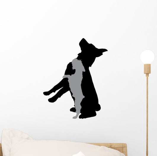 Vector Silhouette Dog 5 Wall Decal