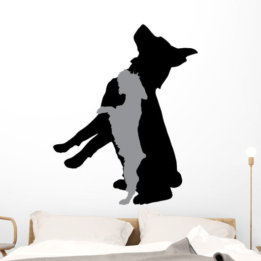 Vector Silhouette Dog 5 Wall Decal