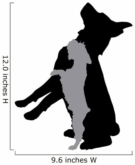 Vector Silhouette Dog 5 Wall Decal