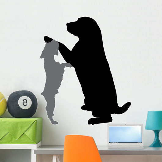 Vector Silhouette Dog 4 Wall Decal