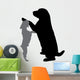 Vector Silhouette Dog 4 Wall Decal