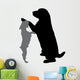 Vector Silhouette Dog 4 Wall Decal