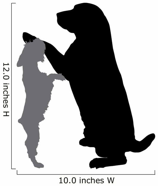 Vector Silhouette Dog 4 Wall Decal