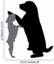 Vector Silhouette Dog 4 Wall Decal
