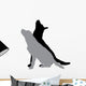 Vector Silhouette Dog 3 Wall Decal