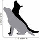 Vector Silhouette Dog 3 Wall Decal