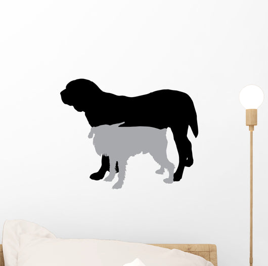 Vector Silhouette Dog 2 Wall Decal