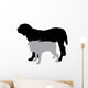 Vector Silhouette Dog 2 Wall Decal