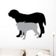 Vector Silhouette Dog 2 Wall Decal