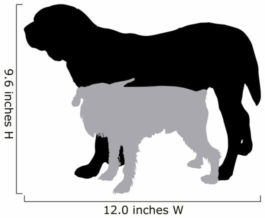 Vector Silhouette Dog 2 Wall Decal