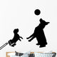 Pet Dogs Playing Wall Decal