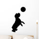 Dog Playing Ball Wall Decal