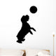 Dog Playing Ball Wall Decal