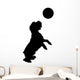 Dog Playing Ball Wall Decal