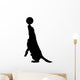 Vector Silhouette Dog Wall Decal