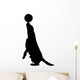Vector Silhouette Dog Wall Decal