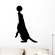 Vector Silhouette Dog Wall Decal