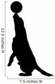 Vector Silhouette Dog Wall Decal