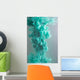 Ink in water. Rainbow of colors. Abstract background. Wall Mural