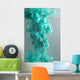 Ink in water. Rainbow of colors. Abstract background. Wall Mural