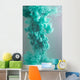Ink in water. Rainbow of colors. Abstract background. Wall Mural