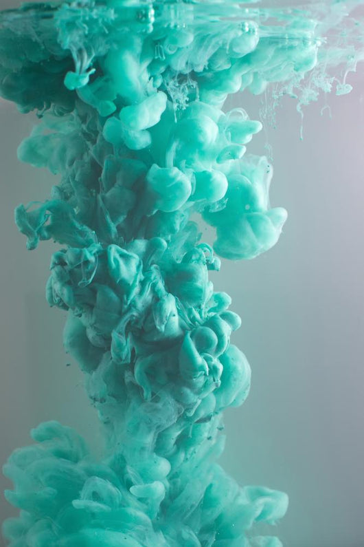 Ink In Water. Rainbow Of Colors. Abstract Background. Wall Decal