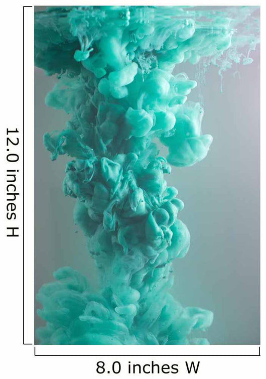 Ink in water. Rainbow of colors. Abstract background. Wall Mural