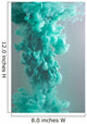 Ink in water. Rainbow of colors. Abstract background. Wall Mural
