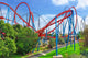 Roller Coaster In Funny Amusement Park Wall Decal
