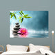 Waterlily with Stones and Wall Decal