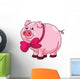 Pig Cartoon Wall Decal