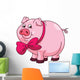 Pig Cartoon Wall Decal