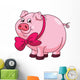 Pig Cartoon Wall Decal