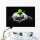 plant in hands Wall Mural
