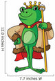 Frog King Wall Decal
