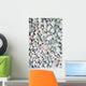 white stones and pebble background Wall Mural