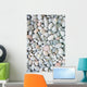 white stones and pebble background Wall Mural