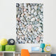 white stones and pebble background Wall Mural