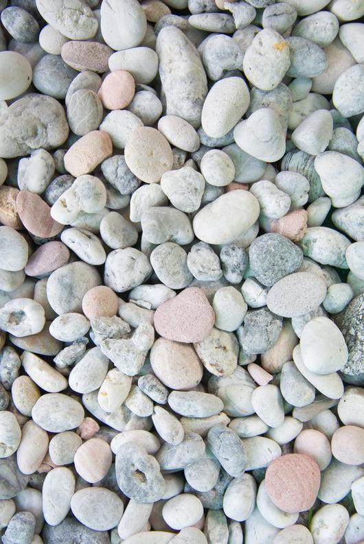 White Stones And Pebble Background Wall Decal