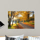 Lake Pathway with Yellow Wall Decal