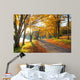Lake Pathway with Yellow Wall Decal