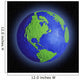 Globe Of Earth In Space Wall Mural