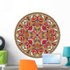 Decorative Design Circle Dish Wall Decal