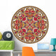 Decorative Design Circle Dish Wall Decal