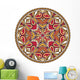 Decorative Design Circle Dish Wall Decal