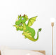 Cute cartoon dragon Wall Decal